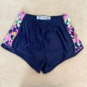 Krass & Co Floral Running Shorts